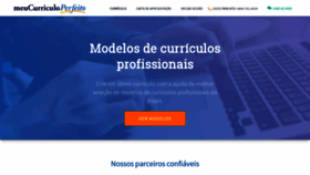 What Meucurriculoperfeito.com.br website looked like in 2019 (5 years ago)