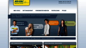 What Med-ecole.de website looked like in 2019 (4 years ago)