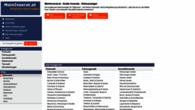 What Meininserat.at website looked like in 2019 (4 years ago)