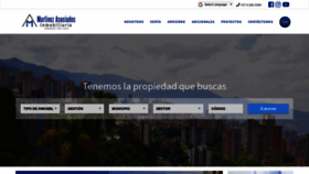 What Martinezasociados.com.co website looked like in 2019 (4 years ago)