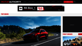 What Motorauthority.com website looked like in 2019 (5 years ago)