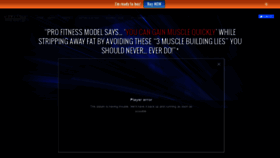 What Maximizeyourmuscle.com website looked like in 2019 (4 years ago)