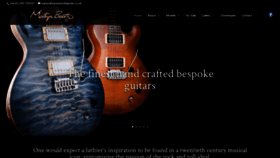 What Martynboothguitars.co.uk website looked like in 2019 (4 years ago)