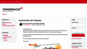 What Moodle.spengergasse.at website looked like in 2019 (5 years ago)