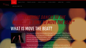 What Movethebeat.com website looked like in 2019 (4 years ago)