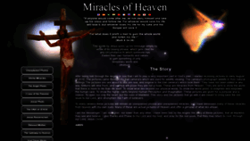 What Miraclesofheaven.com website looked like in 2019 (4 years ago)