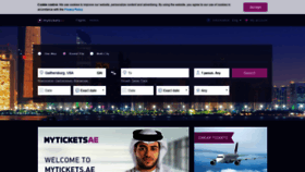 What Mytickets.ae website looked like in 2019 (4 years ago)