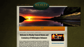What Mealeyfuneralhomes.com website looked like in 2019 (4 years ago)