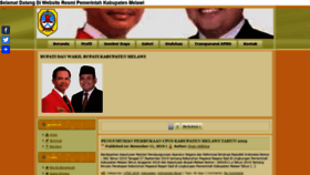 What Melawikab.go.id website looked like in 2019 (4 years ago)