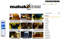 What Mahakobees.com website looked like in 2019 (4 years ago)