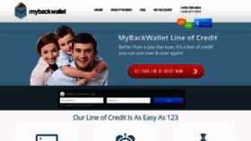 What Mybackwallet.com website looked like in 2019 (4 years ago)