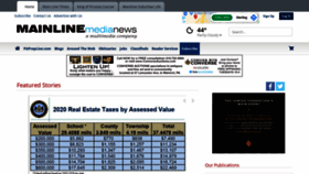 What Mainlinemedianews.com website looked like in 2019 (4 years ago)