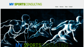 What Mv-sports-consulting.com website looked like in 2019 (4 years ago)