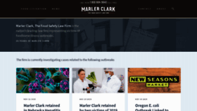 What Marlerclark.com website looked like in 2019 (4 years ago)