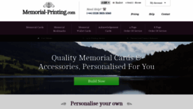 What Memorial-printing.com website looked like in 2019 (4 years ago)