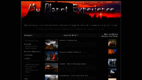 What Myplanetexperience.com website looked like in 2019 (4 years ago)