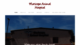 What Maricopaanimalhospital.com website looked like in 2019 (4 years ago)