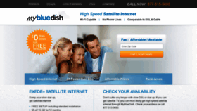 What Mybluedish.com website looked like in 2019 (4 years ago)
