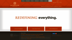 What Mcgregorfirm.com website looked like in 2019 (4 years ago)