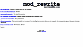 What Modrewrite.com website looked like in 2019 (4 years ago)