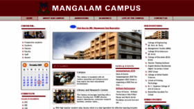 What Mangalamcampus.com website looked like in 2019 (4 years ago)