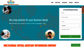 What Multilingualvirtualassistant.com website looked like in 2019 (4 years ago)