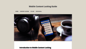 What Mobilecontentlocking.com website looked like in 2019 (4 years ago)
