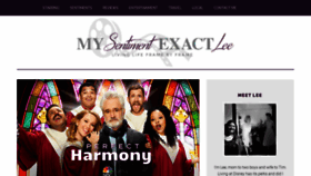 What Mysentimentexactlee.com website looked like in 2019 (4 years ago)