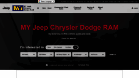 What Myjeepchryslerdodge.com website looked like in 2019 (4 years ago)
