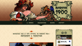 What Marche1900.be website looked like in 2019 (4 years ago)