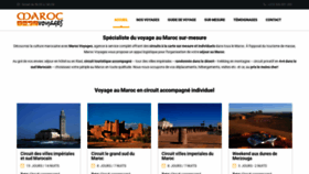 What Marocvoyages.com website looked like in 2019 (4 years ago)