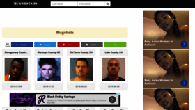 What Mugshots.io website looked like in 2019 (4 years ago)