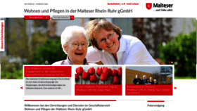 What Malteserstifte-rhein-ruhr-ems.de website looked like in 2019 (4 years ago)