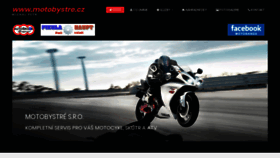 What Motobystre.cz website looked like in 2019 (4 years ago)