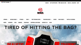 What Mmafightshop.com website looked like in 2019 (4 years ago)