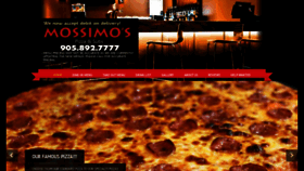 What Mossimospizza.com website looked like in 2019 (4 years ago)