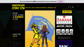 What Meadowlarkcomiccon.com website looked like in 2019 (4 years ago)