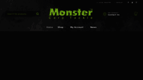 What Monstercarptackle.com website looked like in 2019 (4 years ago)