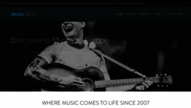 What Musifacts.eu website looked like in 2019 (4 years ago)