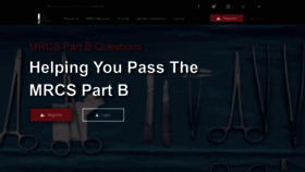 What Mrcspartbquestions.com website looked like in 2019 (4 years ago)