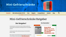 What Mini-gefrierschraenke.de website looked like in 2019 (4 years ago)
