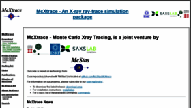 What Mcxtrace.org website looked like in 2019 (4 years ago)