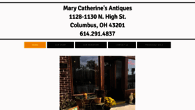 What Marycatherinesantiques.com website looked like in 2019 (4 years ago)