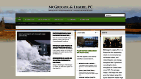 What Mcgregorlegere.com website looked like in 2019 (4 years ago)