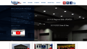 What Michiganhosa.org website looked like in 2019 (4 years ago)