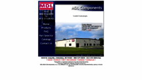 What Mdlcomponents.com website looked like in 2019 (4 years ago)