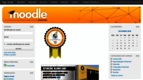 What Moodle.unicentro.br website looked like in 2019 (4 years ago)