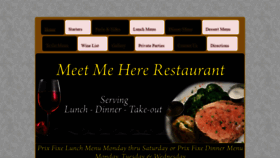 What Meetmehererestaurantandbar.com website looked like in 2019 (4 years ago)