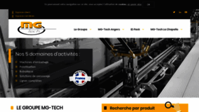 What Mg-tech.fr website looked like in 2019 (4 years ago)