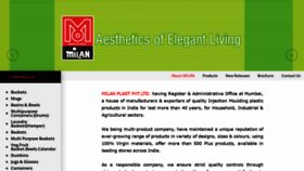 What Milanplast.net website looked like in 2019 (4 years ago)